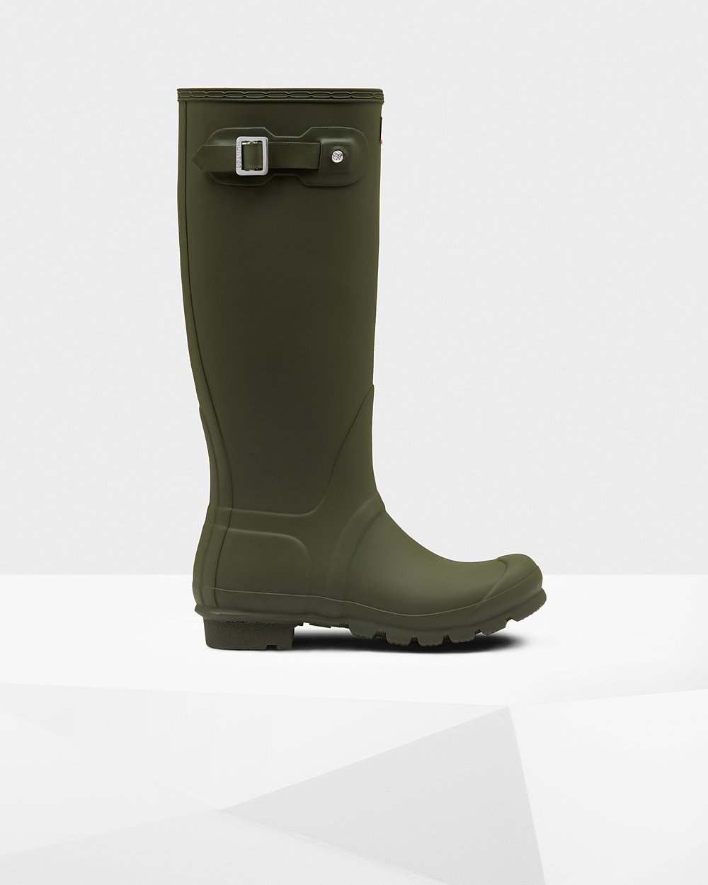 Galochas Altas Hunter Feminina Verde Escuro Oliva - Original - 47OUZJYNV